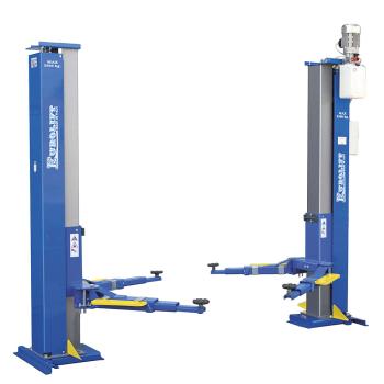 Zavagli Eurolift Z62IM/3SLB schwellenfreie 2-Säulen-Hebebühne 3500kg 220V 2650mm Durchfahrt Kabeldurchführung im Boden mit langen Armen